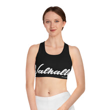 Load image into Gallery viewer, Sports Bra Black logo