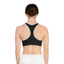 Load image into Gallery viewer, Sports Bra Black logo