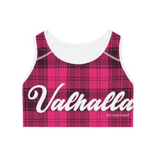 Load image into Gallery viewer, Sports Bra Pink Tartan