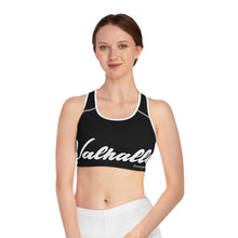 Load image into Gallery viewer, Sports Bra Black logo
