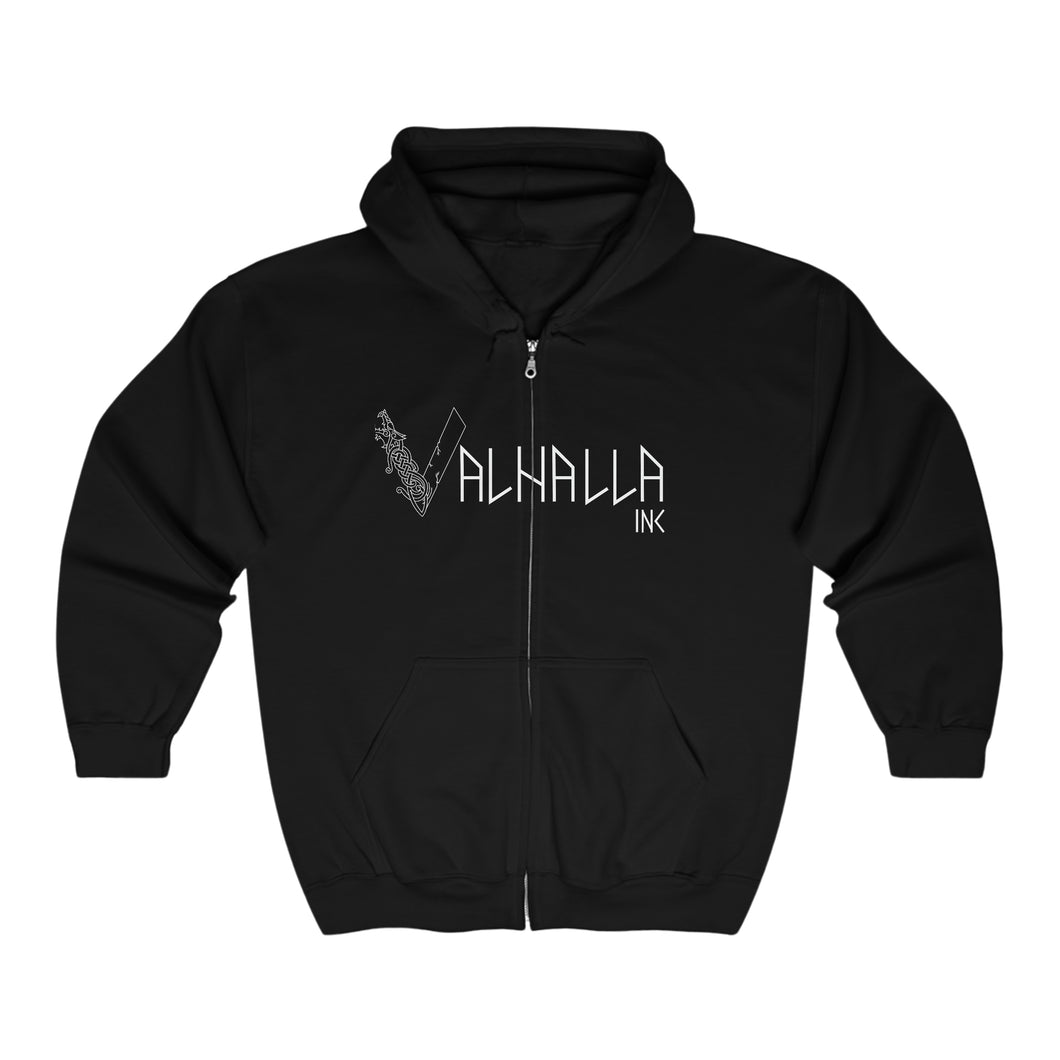 Full Zip logo Hoodie